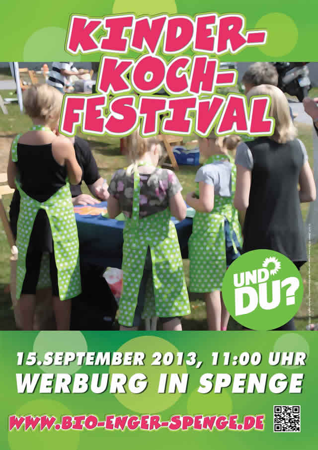 Der Flyer zum Kindekochfestival